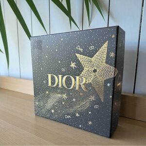 Dior Premium Gift/Presentation Box – Black & Gold Star Design